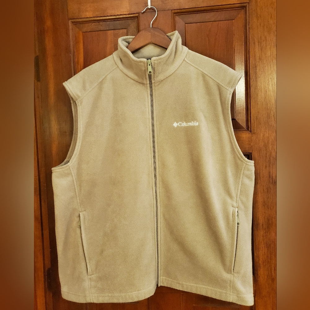 Columbia Fleece Vest Men's XL EUC